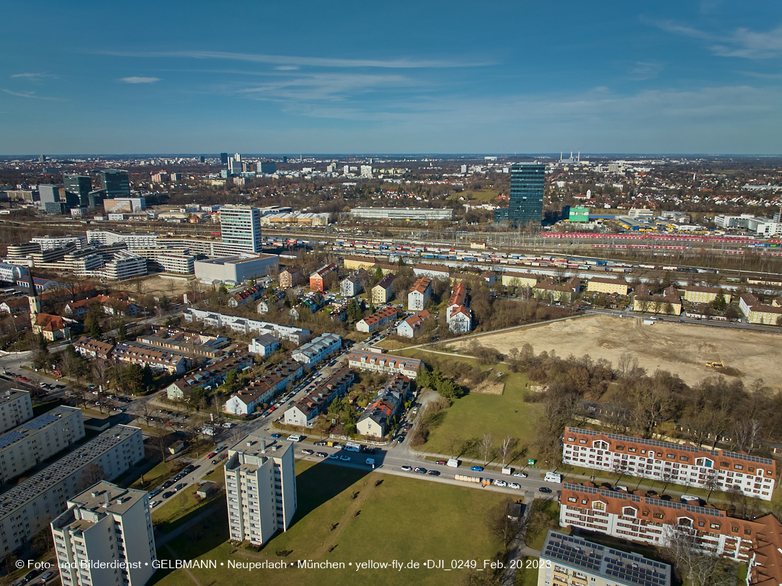 20.02.2023 - Copterfotos und Luftbilder von Berg am Laim